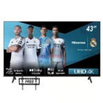 Hisense 43″ A6Q UHD 4K Smart Frameless TV – 43A6QKEN (New Model)