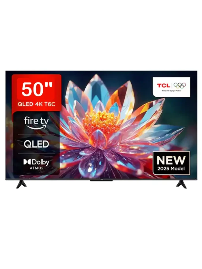 TCL 50" T6C QLED Smart Google TV - 50T6C (New Model 2025) - Image 1