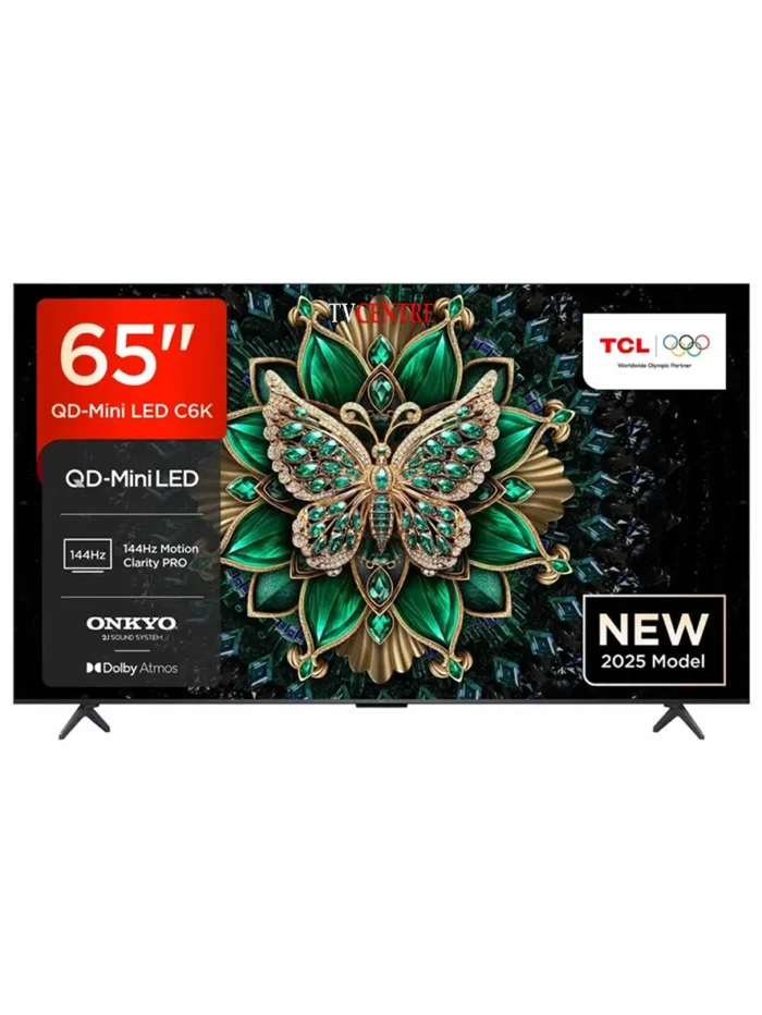 TCL 65" C6K 144Hz Premium QD-MiniLED 4K Google TV - 65C6K (2025) - Image 1