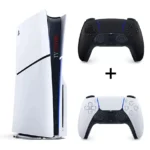 Sony PlayStation 5 (PS5) Slim 1TB Disc Console with 2 Controllers  - PS5 Slim