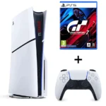 Sony PlayStation 5 (PS5) Slim 1TB Disc Console with Gran Turismo 7 Game - PS5 Slim