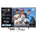 Hisense 50″ A6Q UHD 4K Smart Frameless Vidaa TV – 50A6QKEN (New Model)
