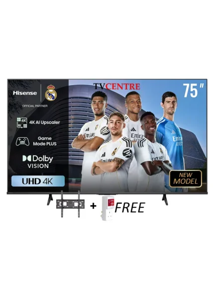 Hisense 75″ A6Q UHD 4K Smart Frameless Vidaa TV – 75A6QKEN (New Model)