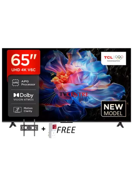TCL 65" V6C 4K UHD HDR Smart Google TV - 65V6C (New Model)