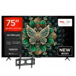 TCL 75" C6K 144Hz Premium QD-MiniLED 4K Google TV - 75C6K (New Model)
