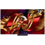 TCL 75-Inch 75C8L 4K SDQ-Mini LED Google TV (New 2026 Model) – up to 288Hz