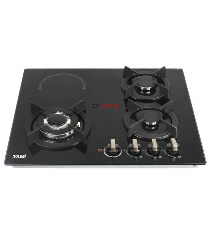 Bolesi 4+1 hob Bolesi 3+1 60CM Built-in Gas Hob with Hot Plate (HM-T46007-A) - Image 1