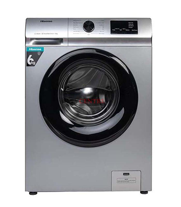 Hisense 6kg front load washing machine Hisense 6KG Fully Automatic Front Load Washing Machine - WFVC6010S - Image 1