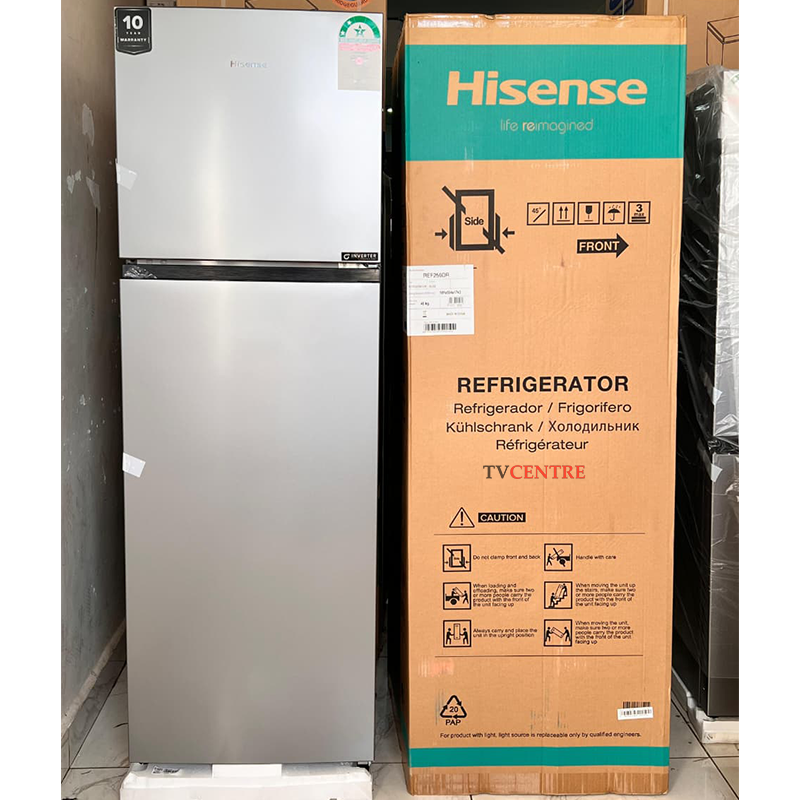 Hisense REF250DR Double door fridge Hisense 250Litres No-Frost Double Door Fridge - REF250DR - Image 1