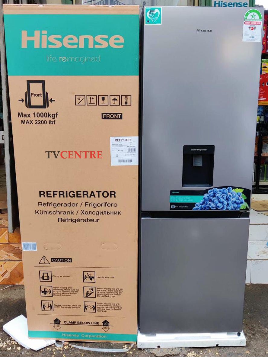 Hisense REF286DR Bottom freezer 286Litres Fridge Hisense 286Litres No Frost Fridge with Dispenser and Bottom Freezer - REF286DR - Image 1