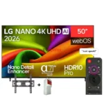 LG 50" NU84 NanoCell 4K AI WebOS Smart TV - 50NU840B6LA