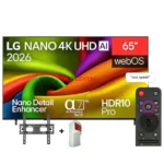 LG 65" NU84 NanoCell 4K AI WebOS Smart TV - 65NU840B6LA