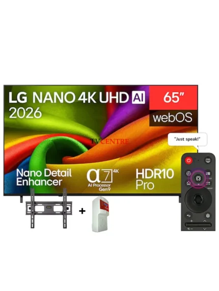 LG 65" NU84 NanoCell 4K AI WebOS Smart TV - 65NU840B6LA